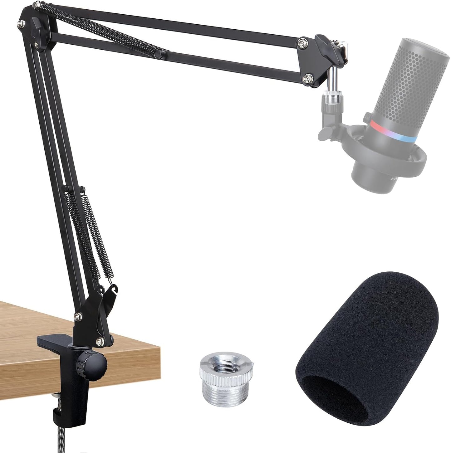Hyperx Duocast Boom Arm - Hyperx Microphone Arm Compatible with Hyperx Duocast, Mic Arm with Microphone Cover, Improve Sound Quality, Microphone Arm for Duocast by