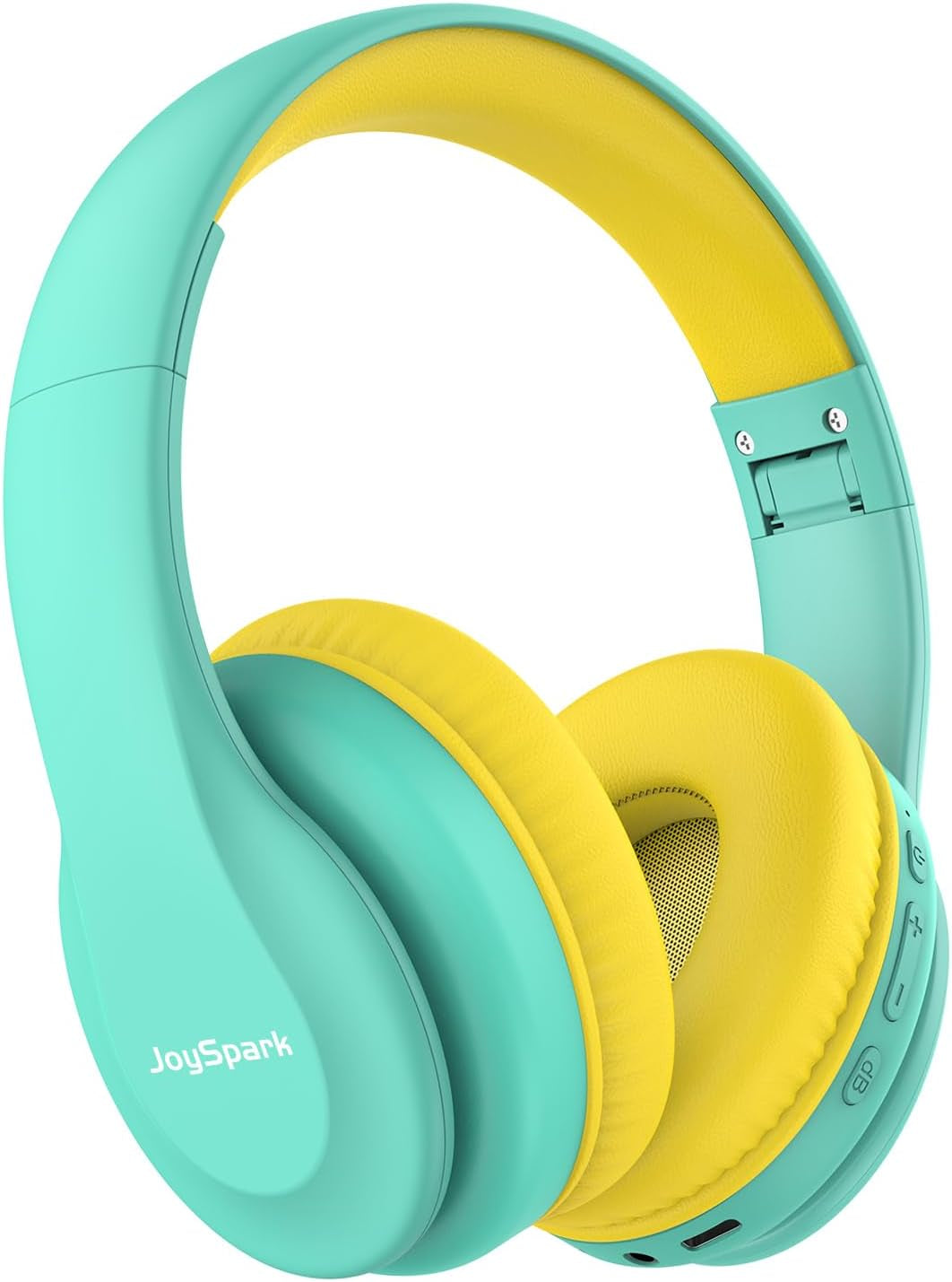 Kids Bluetooth Headphones Over-Ear, 60Hrs, Built-In Mic-Green