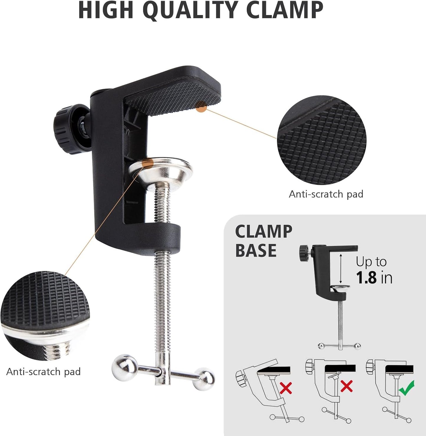 Hyperx Quadcast Boom Arm - Upgraded Red Boom Arm with Windscreen, Sound Insulation and Noise Reduction, Hyperx Quadcast Microphone Arm with 3/8" to 5/8" Adapter