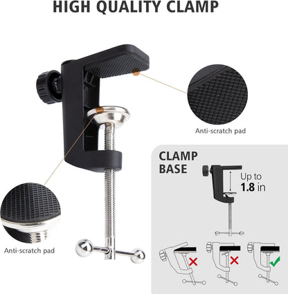 Hyperx Quadcast Boom Arm - Upgraded Red Boom Arm with Windscreen, Sound Insulation and Noise Reduction, Hyperx Quadcast Microphone Arm with 3/8" to 5/8" Adapter