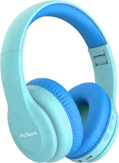 Kids Bluetooth Headphones Over-Ear, 60Hrs, Built-In Mic-Macaron