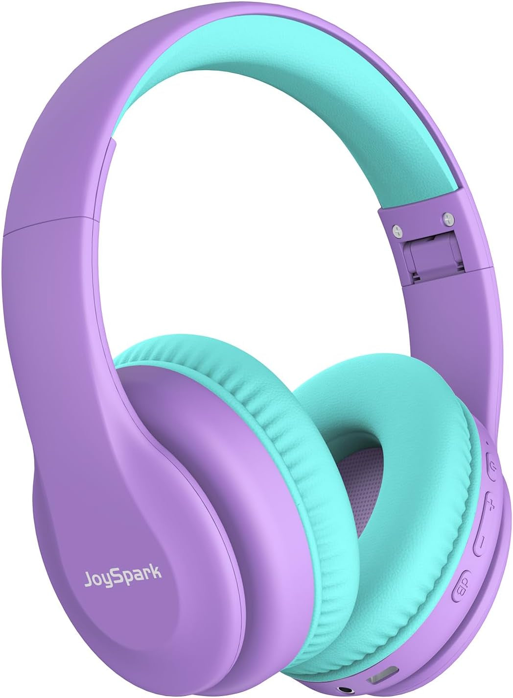 Kids Bluetooth Headphones Over-Ear, 60Hrs, Built-In Mic-Purple