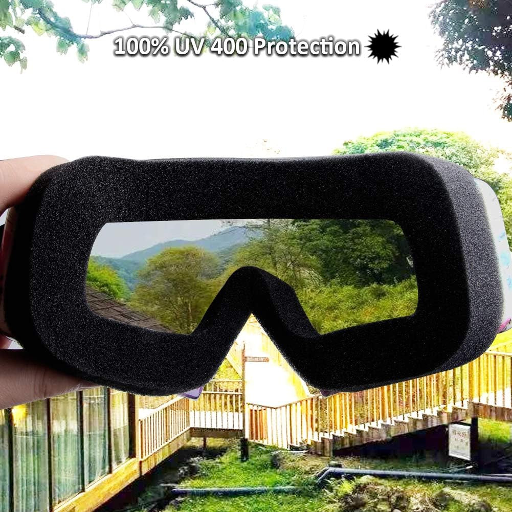 Motocross Goggles ATV Dirtbike Riding Racing Eyewear Windproof Glasses | Eye Protection Safety Goggles, for Youth Men & Women, UV400, Anti-Fog Scratch Lens, Impact Resistant
