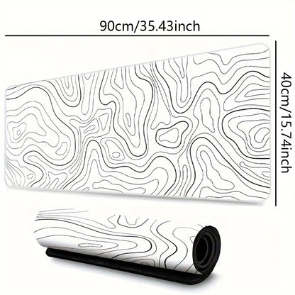 1PC Large Mouse Pads for Desk, Gaming Mouse Pad, Mouse Pad with Stitched Edges and Non-Slip Rubber Base, Extended Mouse Pad